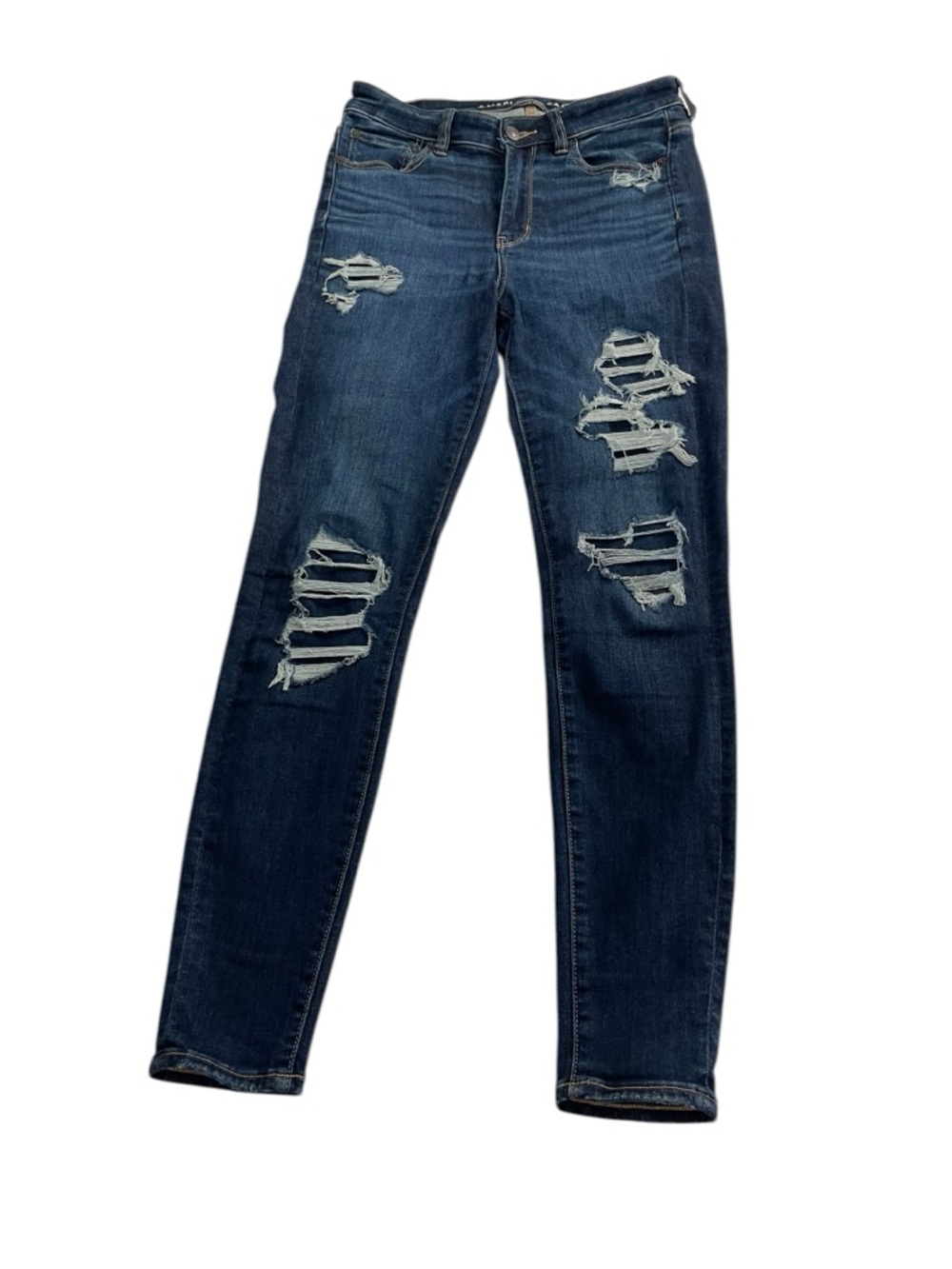 American‎ Eagle  High Rise Distressed Jegging Jeans Size 8